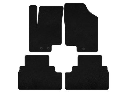Textile Floor Mats Classic (black) for Kia Venga 2010-2019 - image 1