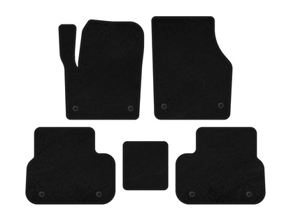Premium Textile Floor Mats (2014-2019, 2 Rows, Black) for Land Rover Discovery Sport 2014- - image 1