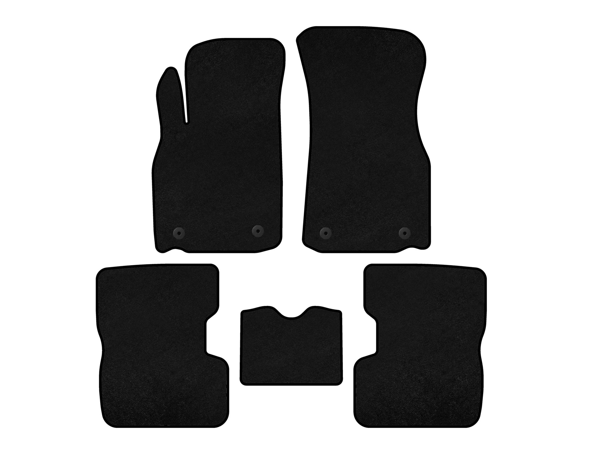 Textile Floor Mats Classic (Black) for MG 3 2011-2024 - image 1