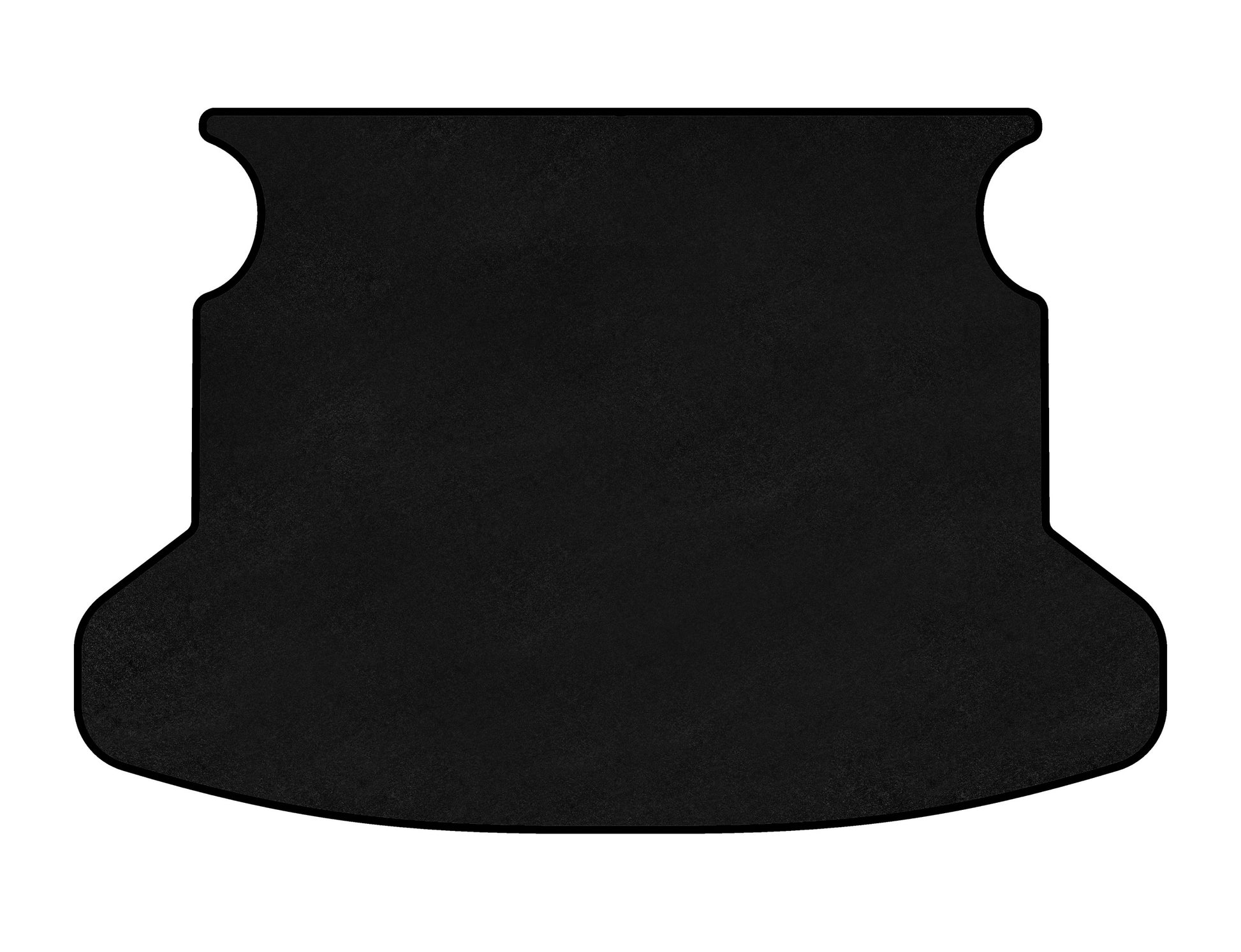 Trunk Mat Textile Premium (SD, Black) for Toyota Corolla 2002-2007 - image 1