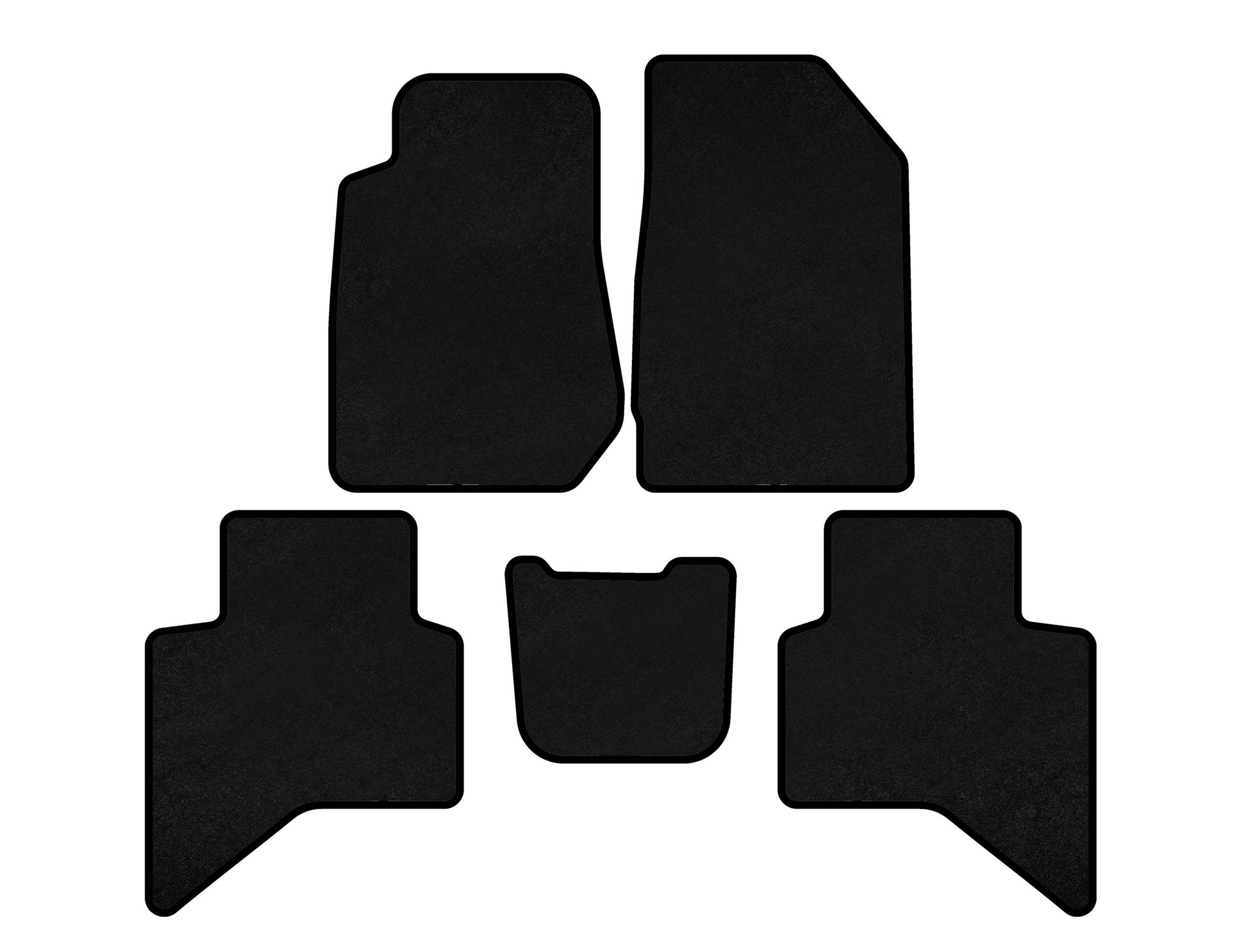Classic textile rugs (black) for Isuzu D-Max 2019↗ - image 2