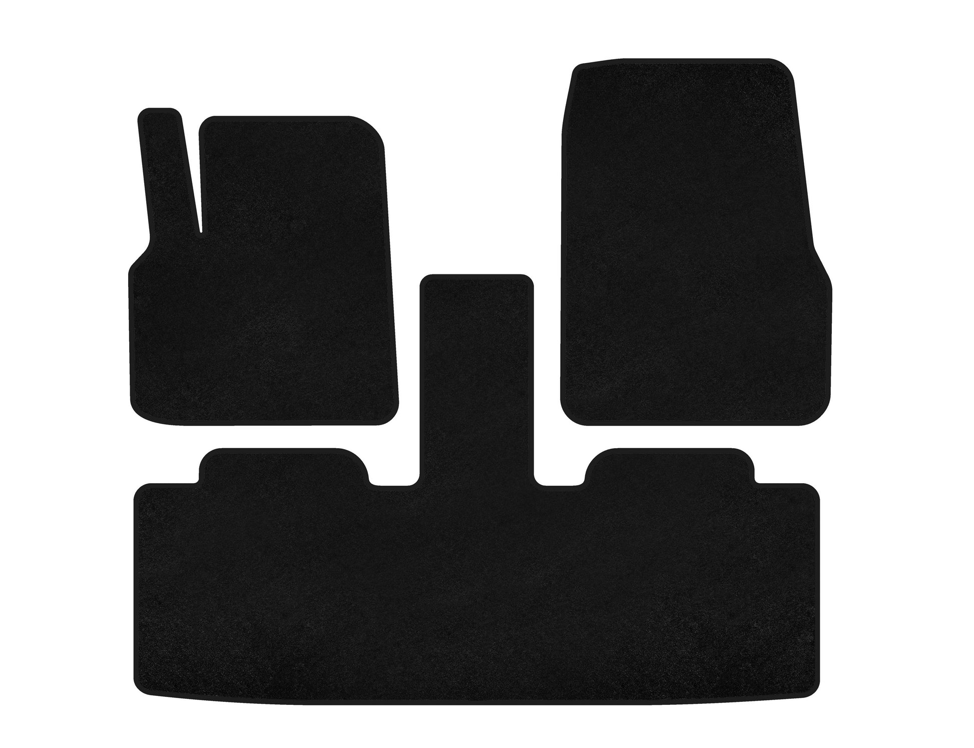 Textile Floor Mats Premium (2 Rows, 7-Seater, Black) for Renault Espace 2002-2014 - image 1