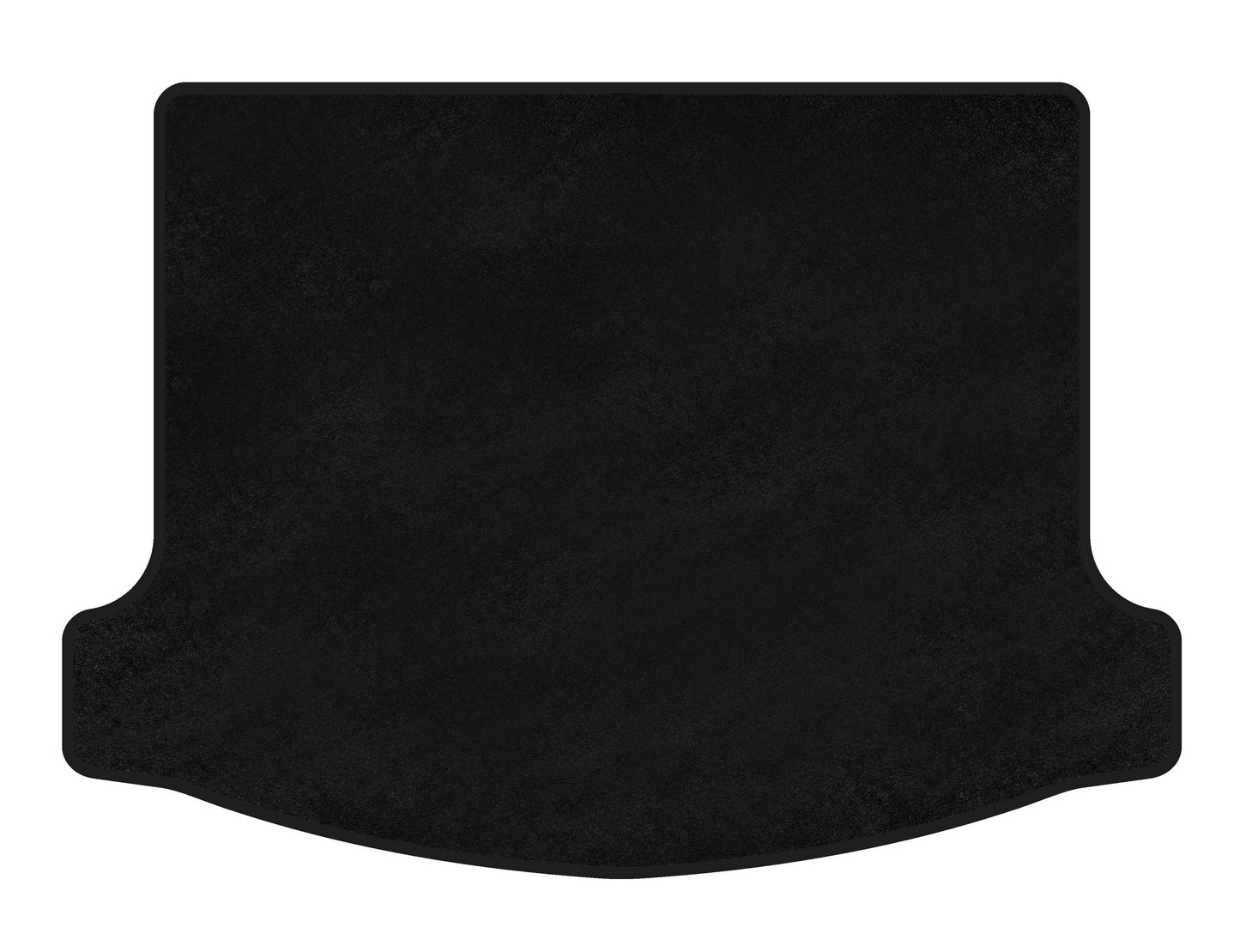 Premium Textile Trunk Mat (HB, 3-Door, Black) for Honda Civic HB 2006-2012 - image 1