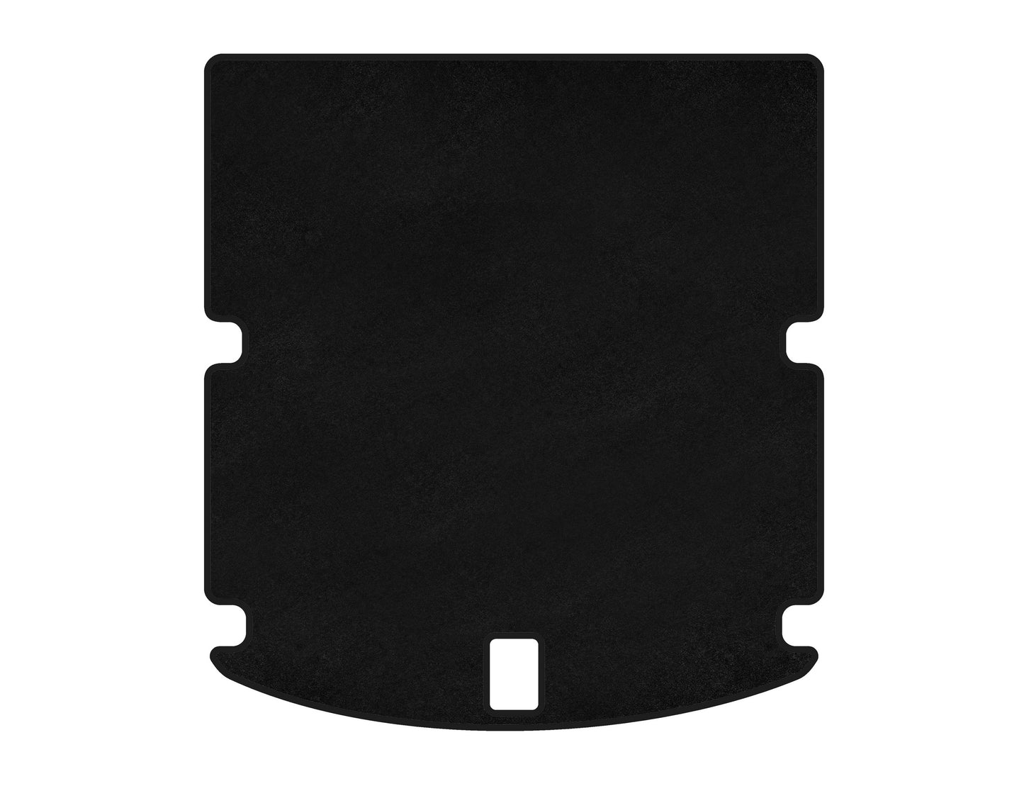 Classic textile trunk mat (Sedan, Black) for Audi A4 B9 2015-2024 - image 1