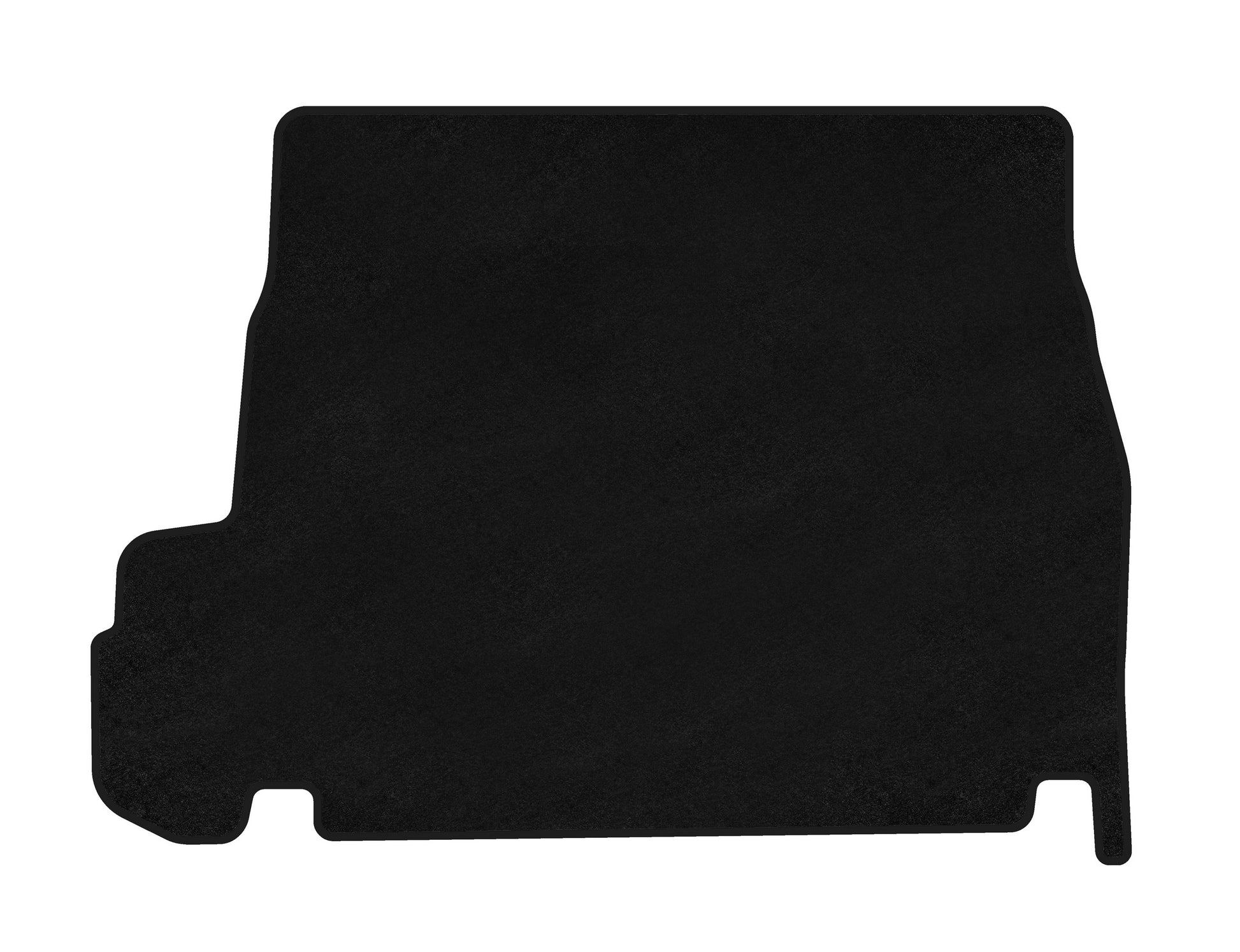 Trunk Mat Textile Classic (SD, Black) for Mazda 323 1977-2003 - image 1