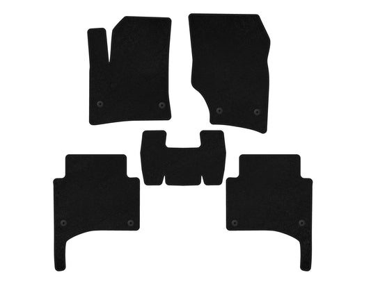 Textile Floor Mats Classic (Black) for Porsche Cayenne 2003–2010 - image 1