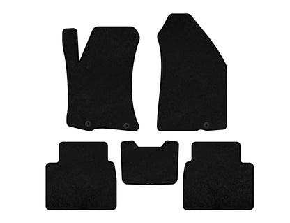 Textile Floor Mats Premium (SD, Black) for Nissan Altima 2012-2018 - image 1