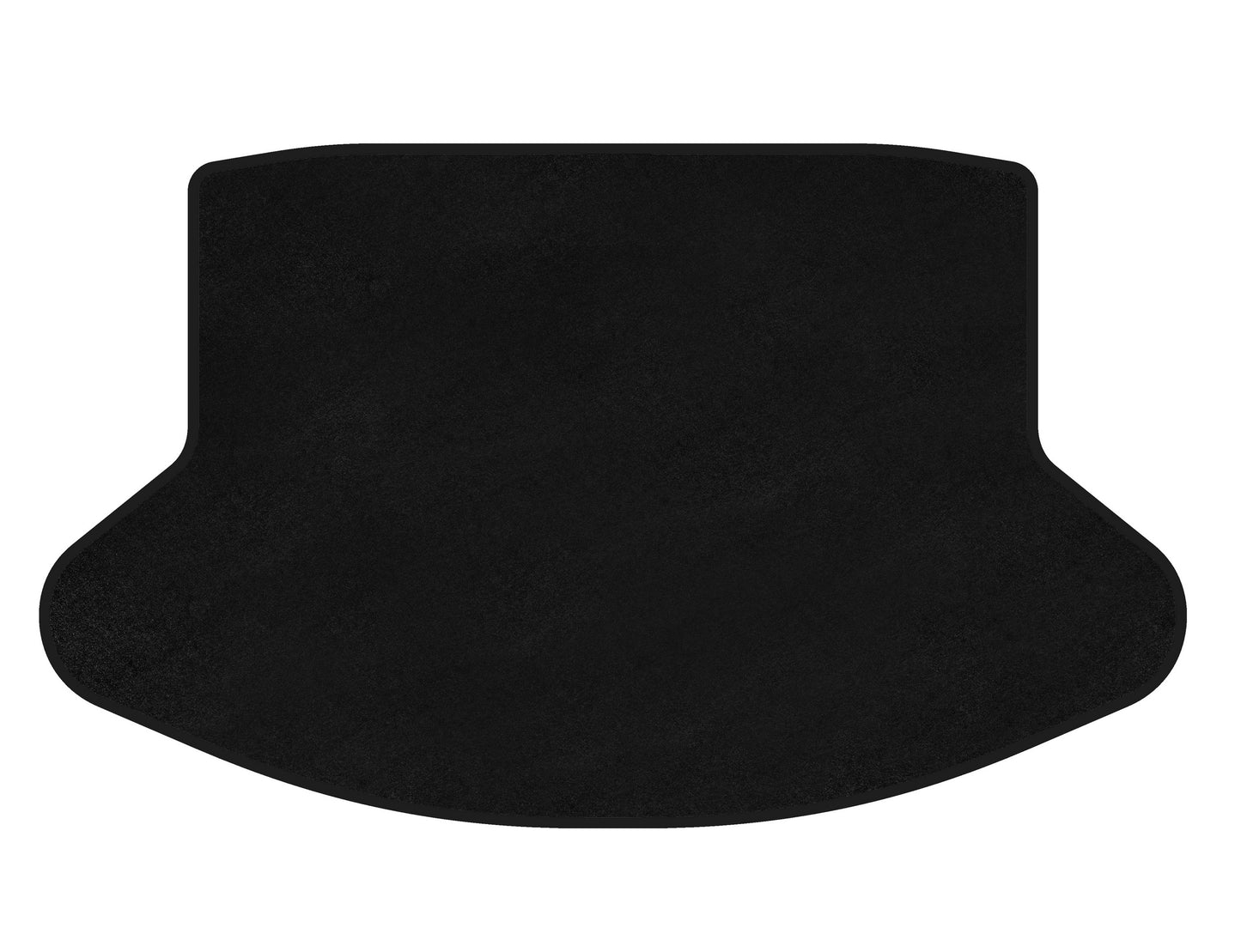 Trunk Mat Textile Classic (2015-2019, Coupe, Black) for Honda Civic Sedan X 2016-2021 - image 1