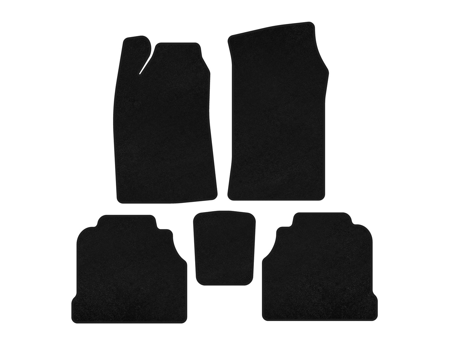 Textile Floor Mats Premium (Black) for Great Wall Pegasus - image 1