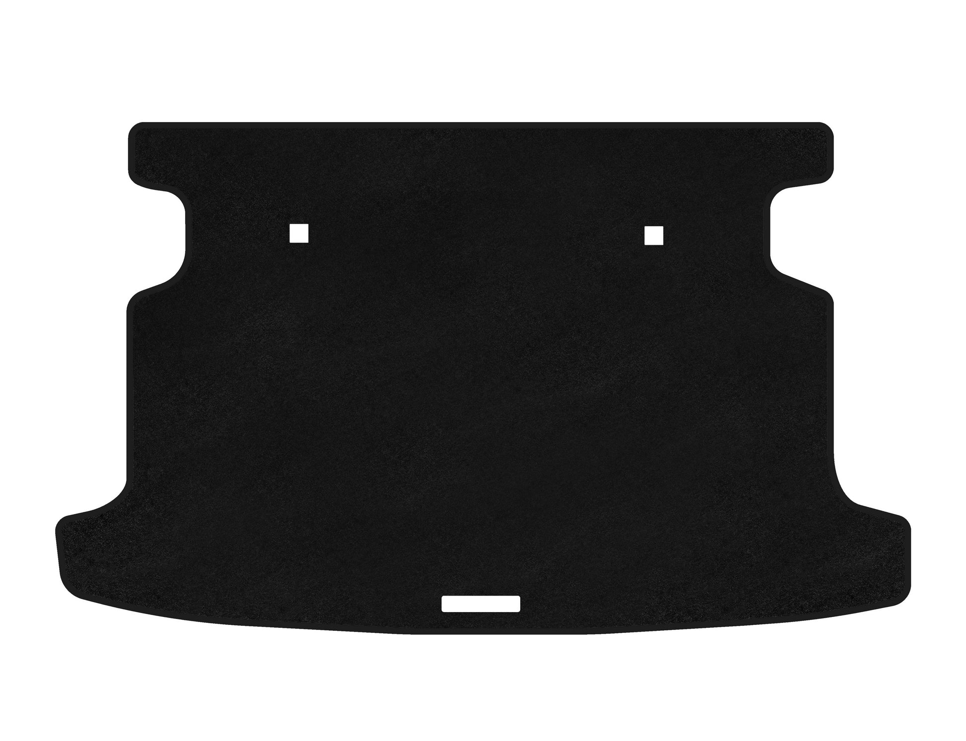 Premium Textile Trunk Mat (HB, Black) for Toyota Corolla 2002-2007 - image 1