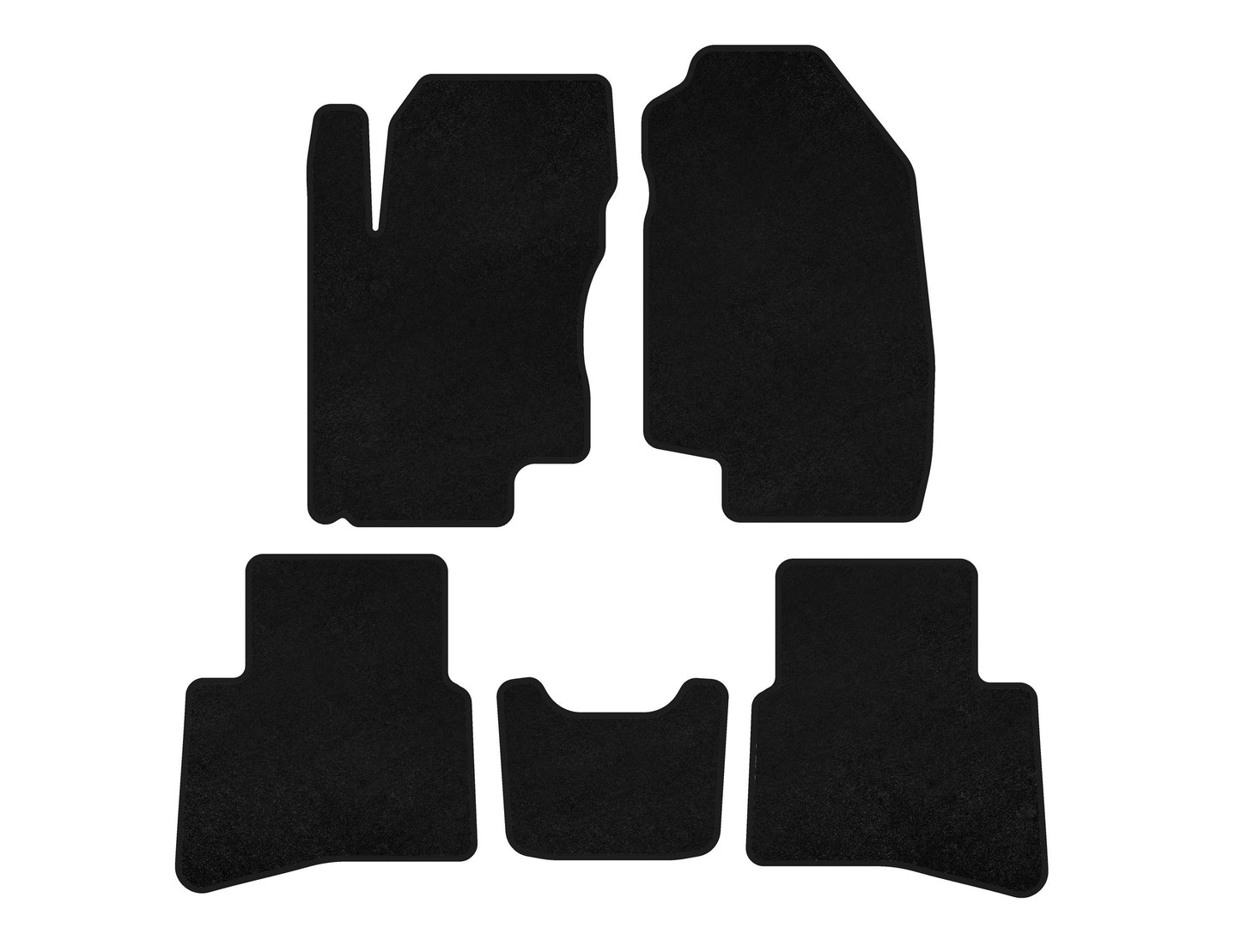 Premium textile rugs (Black) for JAC S3 2014- - image 1