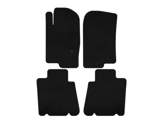 Textile Floor Mats Classic (2 Rows, Black) for Ford Explorer 2001-2005 - image 1