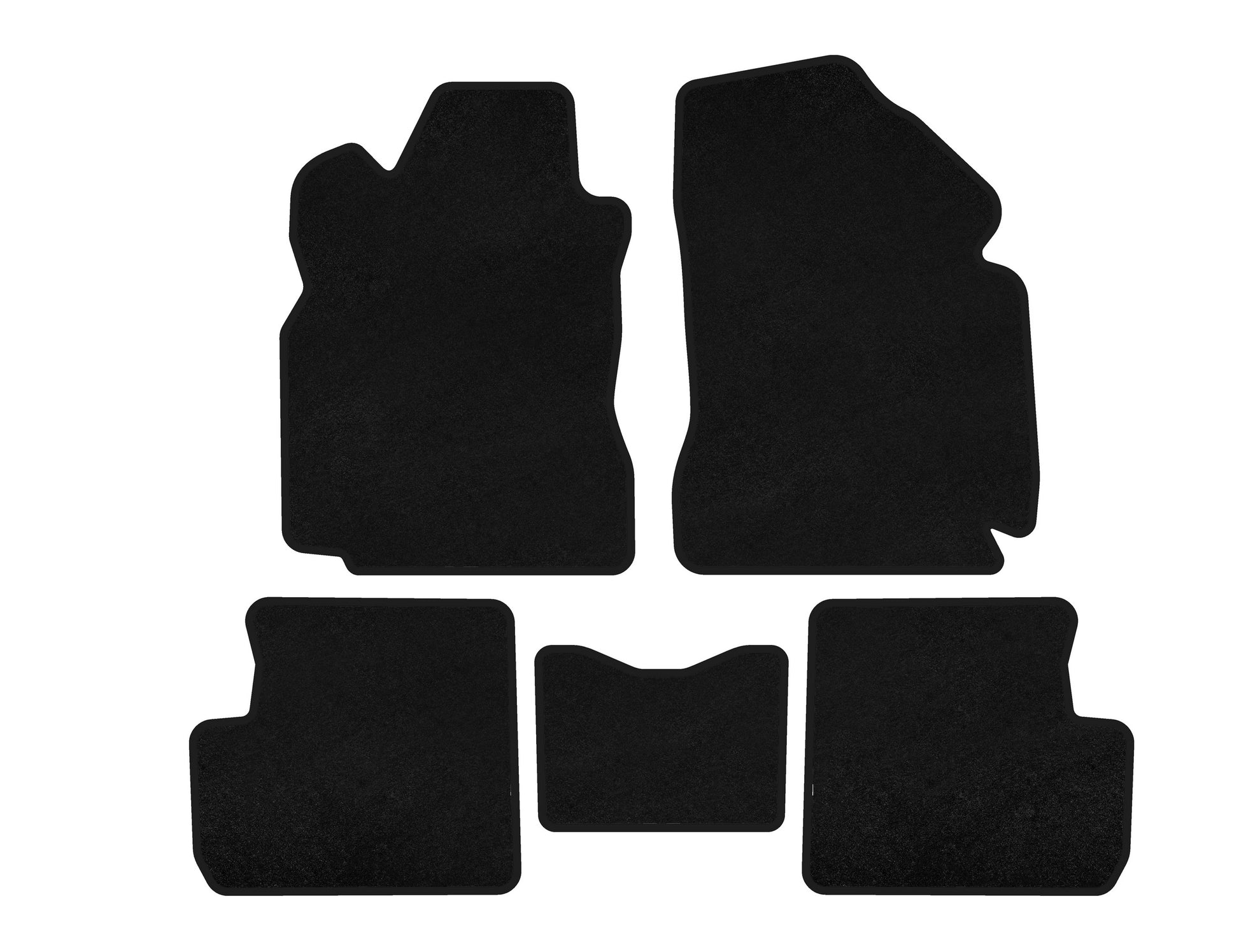 Textile Floor Mats Classic (Black) for GreatWall Haval M4 2012-2021 - image 1