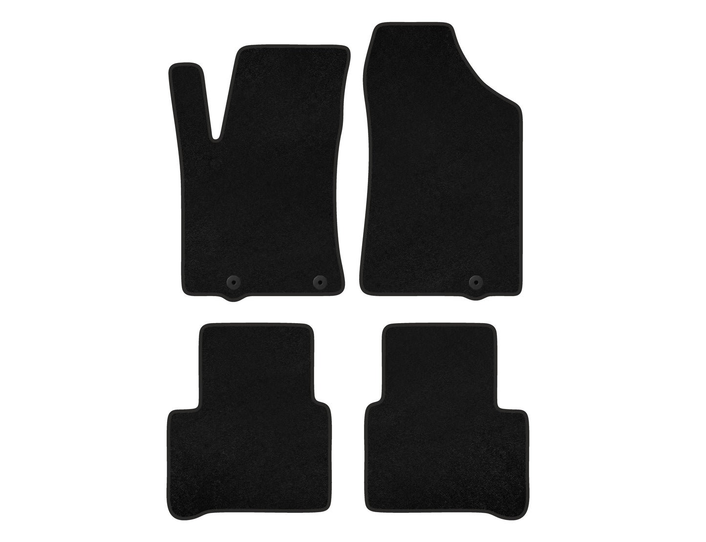 Textile Floor Mats Premium (SD, Black) for Nissan Teana 2014- - image 1