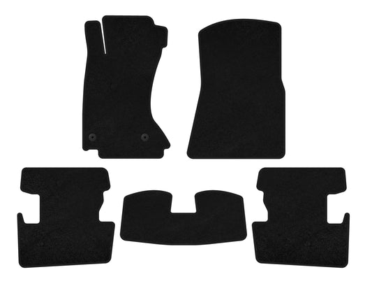Textile Floor Mats Premium (2008-2013, Black) for Lexus IS 2005-2013 - image 1