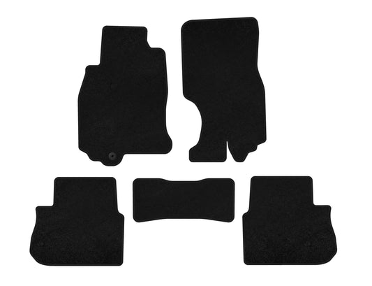 Textile Floor Mats Classic (Black) for Infiniti FX 2003-2008 - image 1