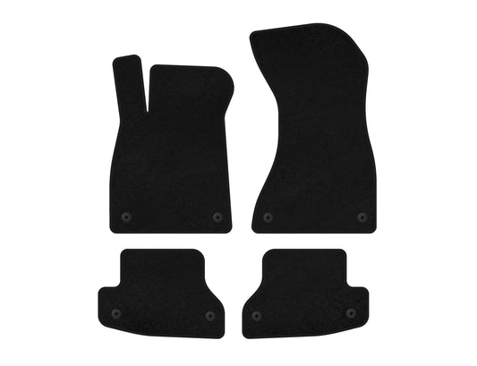 Classic textile rugs (Coupe, Black) for Audi A5 2016-2025 - image 1