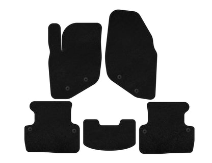 Textile Floor Mats Premium (black) for Volvo V70 2000-2007 - image 1