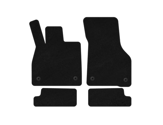 Classic textile rugs (Coupe, Black) for Audi TT 2014-2023 - image 1