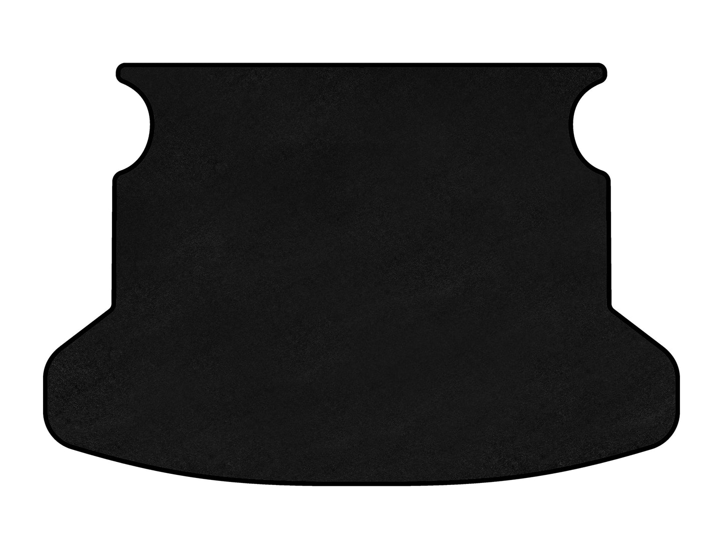 Trunk Mat Textile Premium (SD, Black) for Toyota Corolla 2002-2007 - image 1