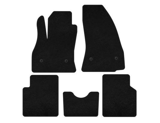 Textile Floor Mats Premium (for 500L, Black) for Fiat 500/500L 2013-2022 - image 2