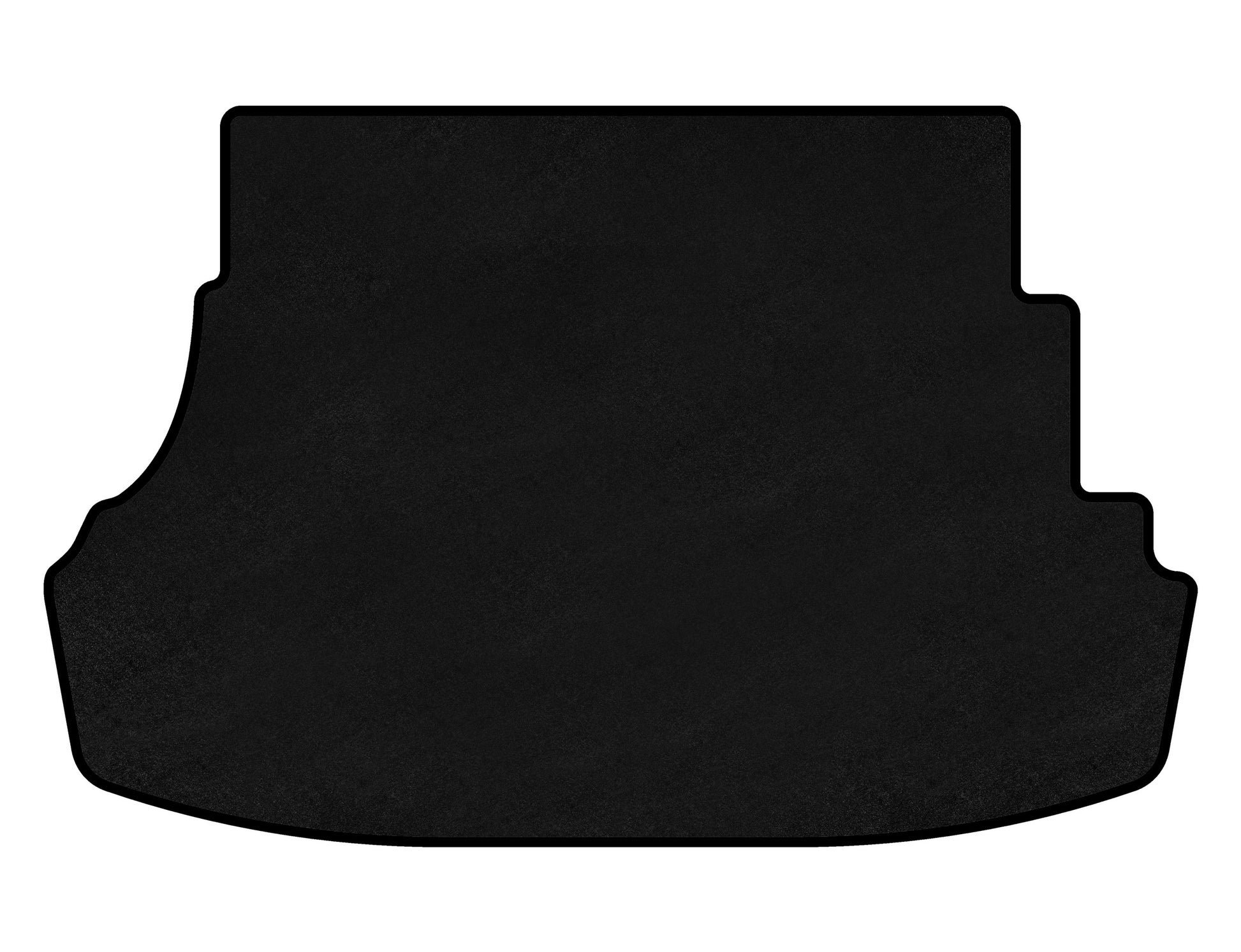 Trunk mat textile Classic (SD, Black) for Hyundai Accent 2017-2023 - image 1