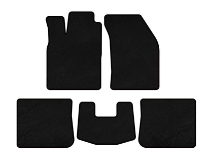 Textile Floor Mats Premium (SD, Black) for Chery Elara/Alia/Fora/A5 2006- - image 2