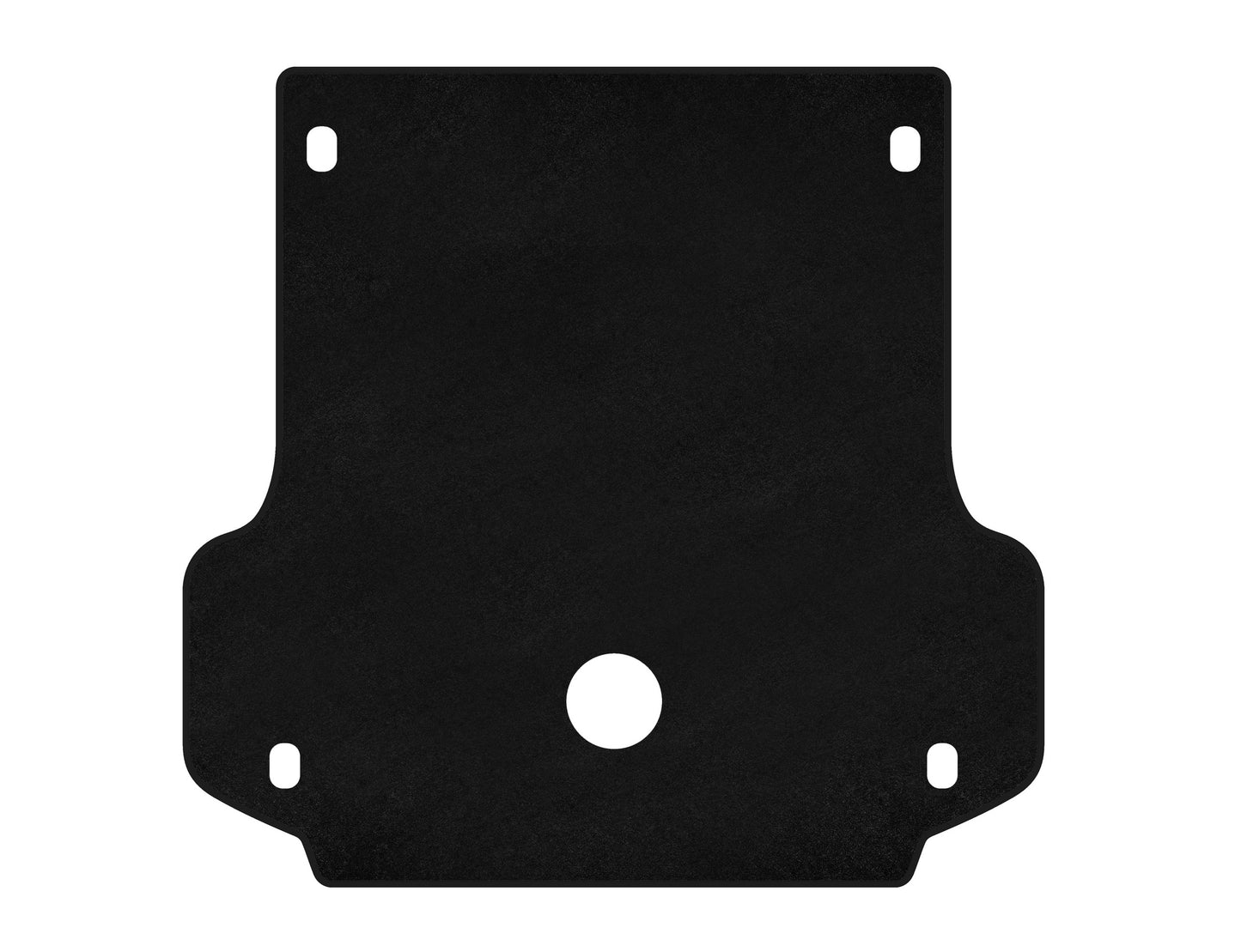 Classic textile trunk mat (2008-2013, Black) for Mitsubishi Pajero Sport 2008-2015 - image 1