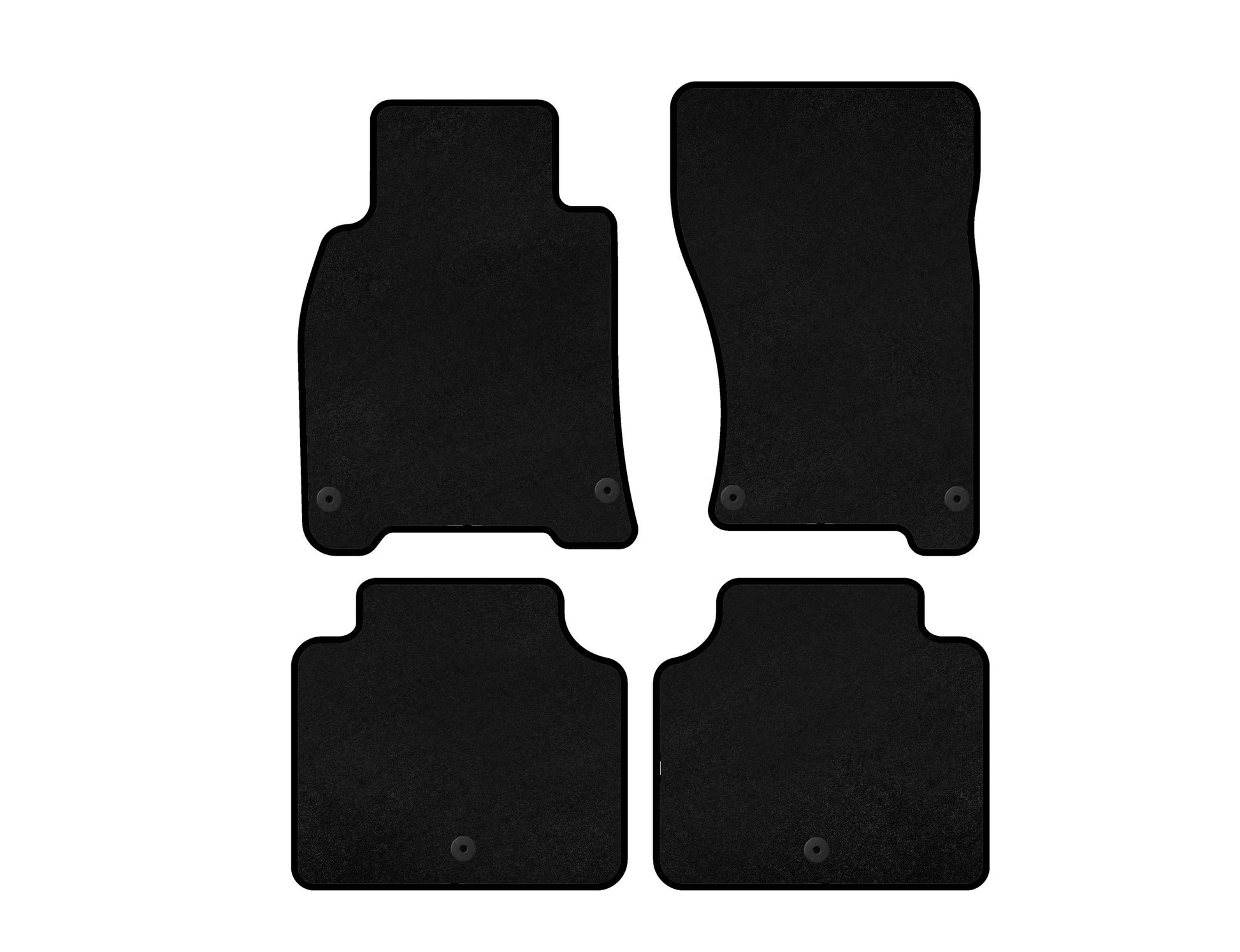 Textile Floor Mats Classic (For M37, Black) for Infinity M35/37/45 2003-2014 - image 1