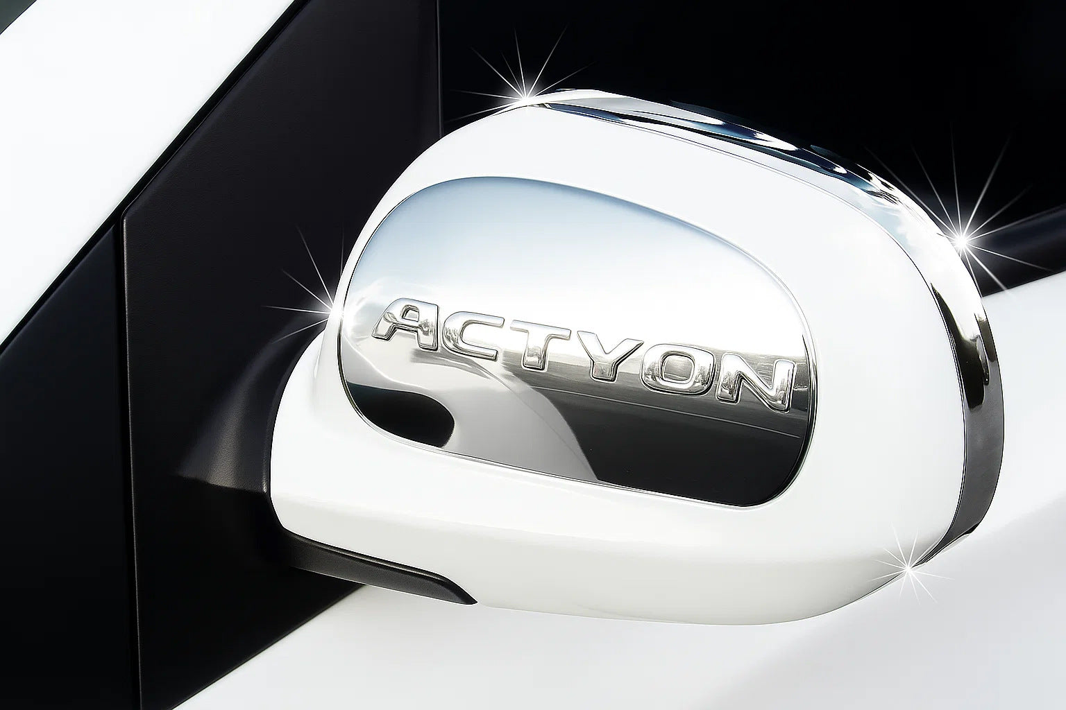 Mirror trims and top cover (plastic) for SsangYong Action 2005-2018 - image 1