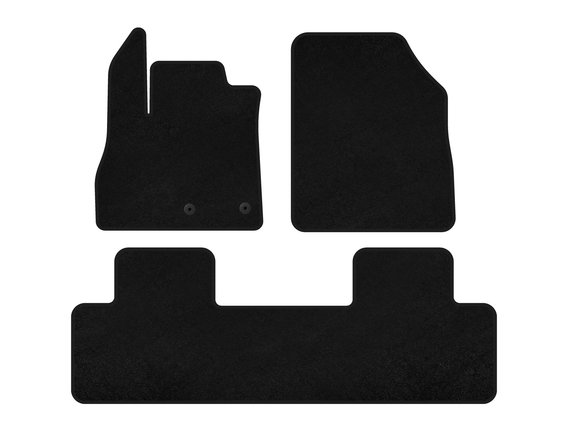 Textile Floor Mats Premium (5-Seater, Black) for Renault Scenic/Grand 2016-2025 - image 1