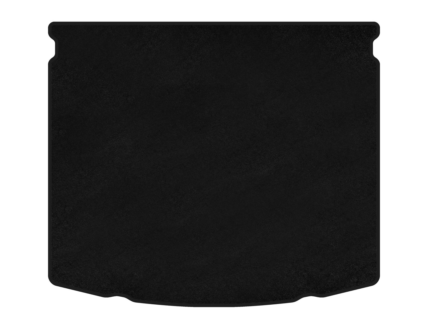Trunk mat textile Classic (HB, Black) for Mazda 3 2013-2019 - image 1
