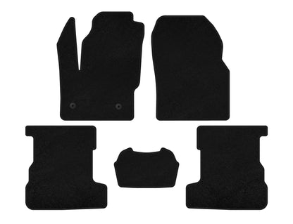 Textile Floor Mats Premium (Black) for Lincoln MKC 2015- - image 1