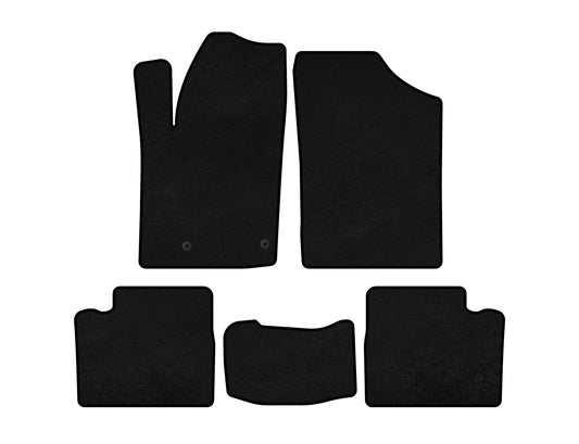 Textile Floor Mats Premium (Black) for Citroen Berlingo 1996-2008 - image 1