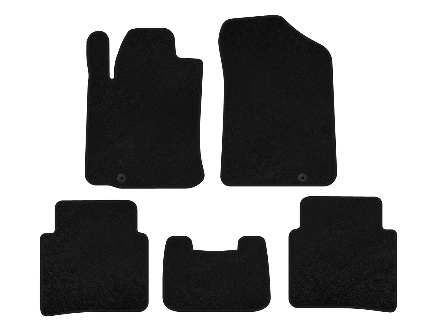 Textile Floor Mats Premium (SD, Black) for Nissan Teana 2008-2013 - image 1