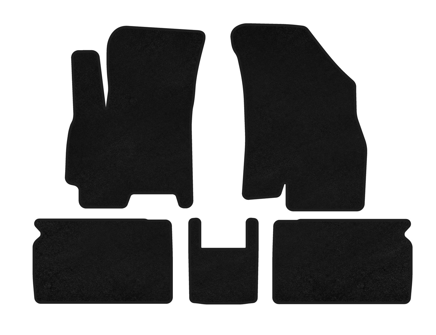 Textile Floor Mats Classic (Black) for Chery Tiggo 4 2017- - image 1
