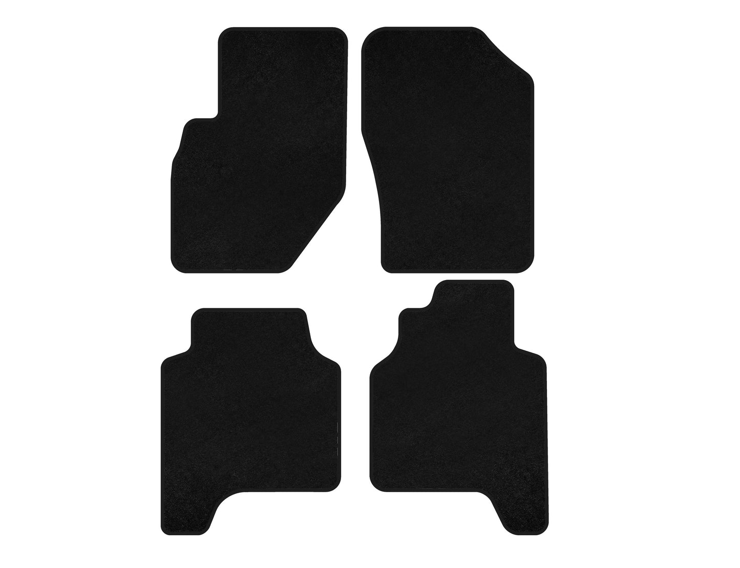 Textile Floor Mats Premium (Black) for Hyundai Terracan 2001-2007 - image 1