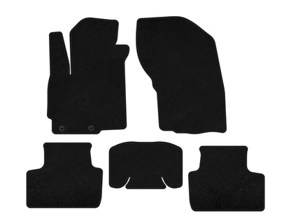 Premium Textile Floor Mats (2019-2023, Black) for Mitsubishi ASX 2010-2023 - image 1