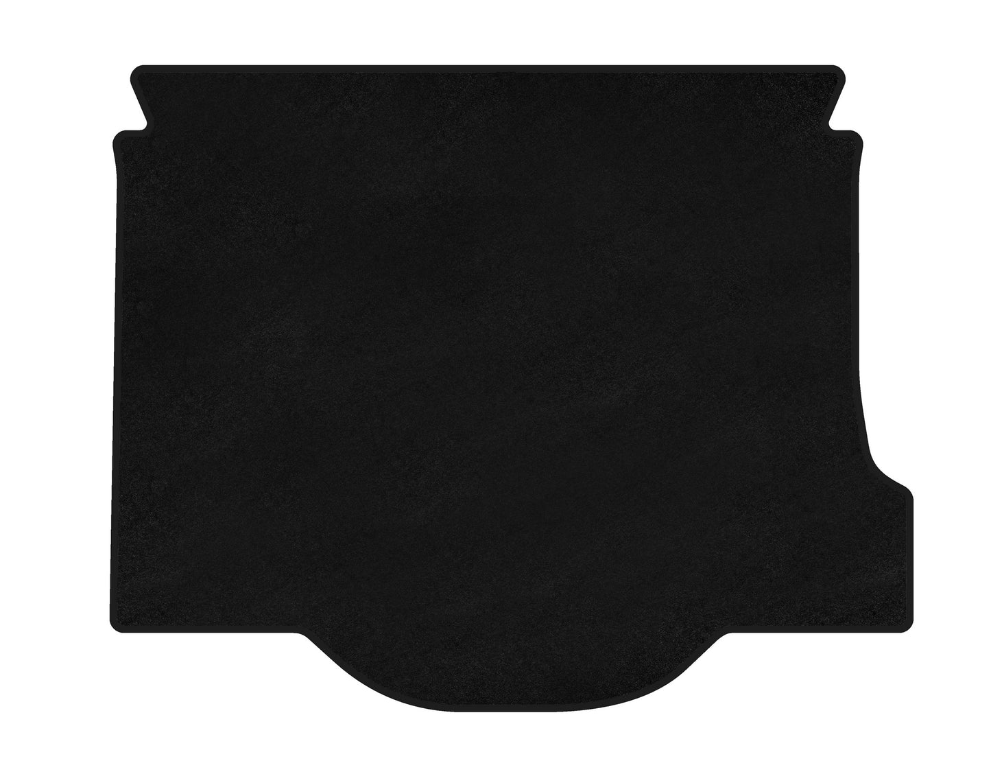 Trunk Mat Textile Premium (SD, Black) for Mazda 3 2003-2009 - image 1