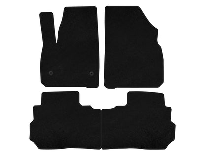 Textile Floor Mats Classic (Black) for Cadillac XT5 2016- - image 1