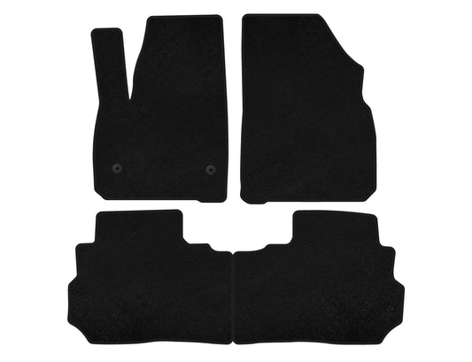 Textile Floor Mats Classic (Black) for Cadillac XT5 2016- - image 1