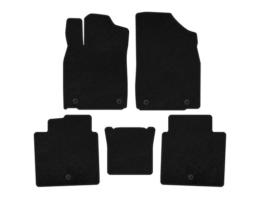 Premium Textile Floor Mats (2012-2015, SD, Black) for Lexus ES 2012-2018 - image 1