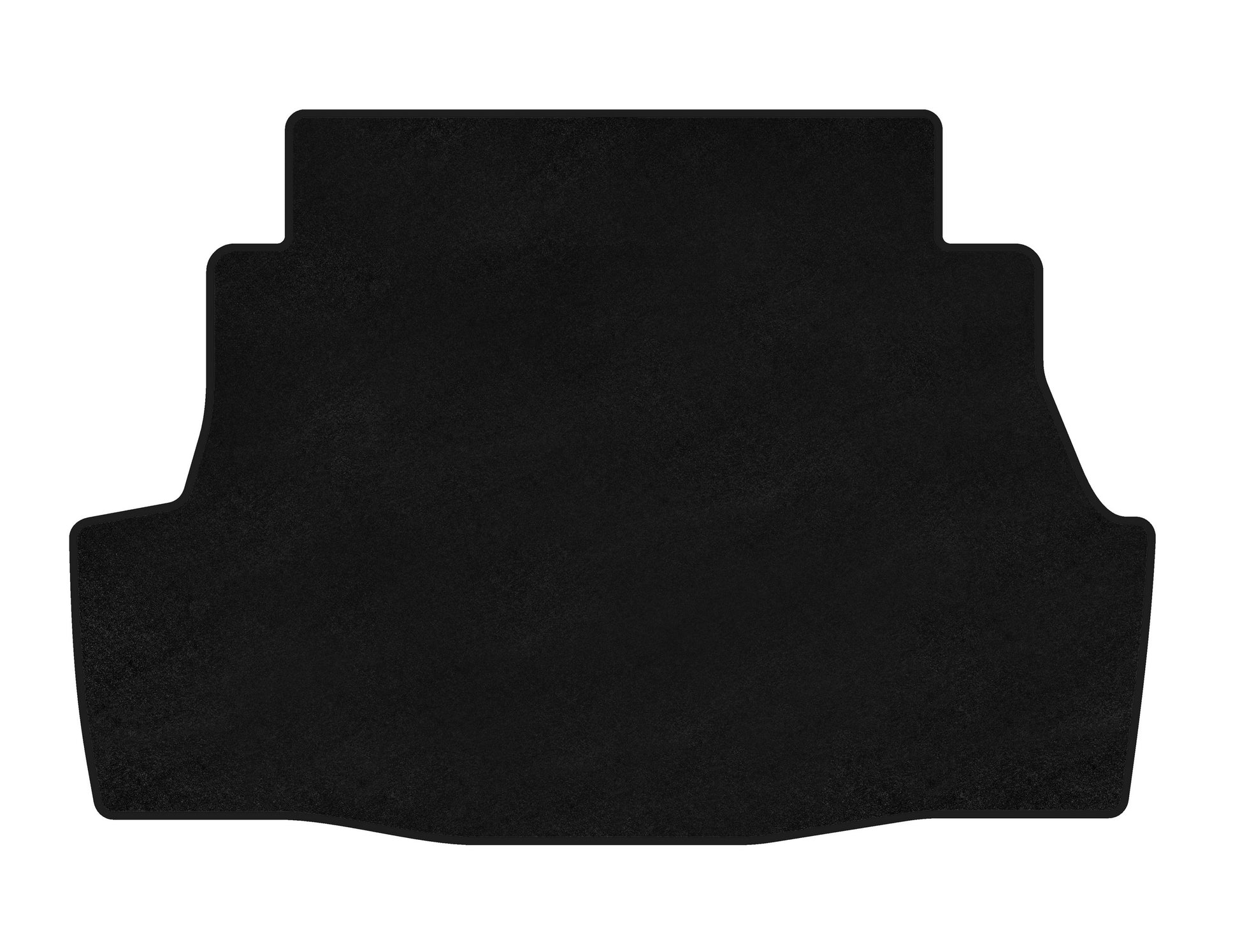 Trunk Mat Textile Premium (SD, Black) for Nissan Almera B10 Classic 2006-2012 - image 1