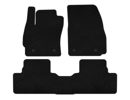 Textile Floor Mats Classic (2 Rows, Black) for Mazda 5 2010-2018 - image 1
