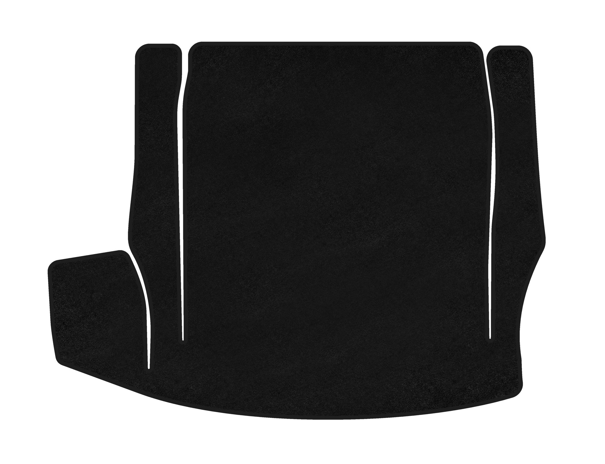 Textile Trunk Mat Premium (for F23, Black) for BMW 2 Series F22/F23 2014-2021 - image 1