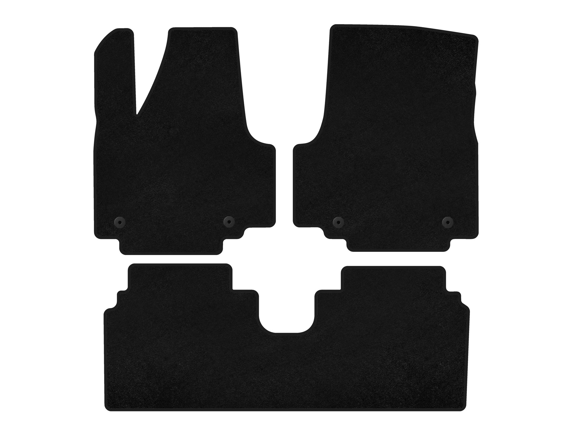 Textile Floor Mats Premium (Electric, Black) for Hyundai Ioniq 5 2021- - image 2