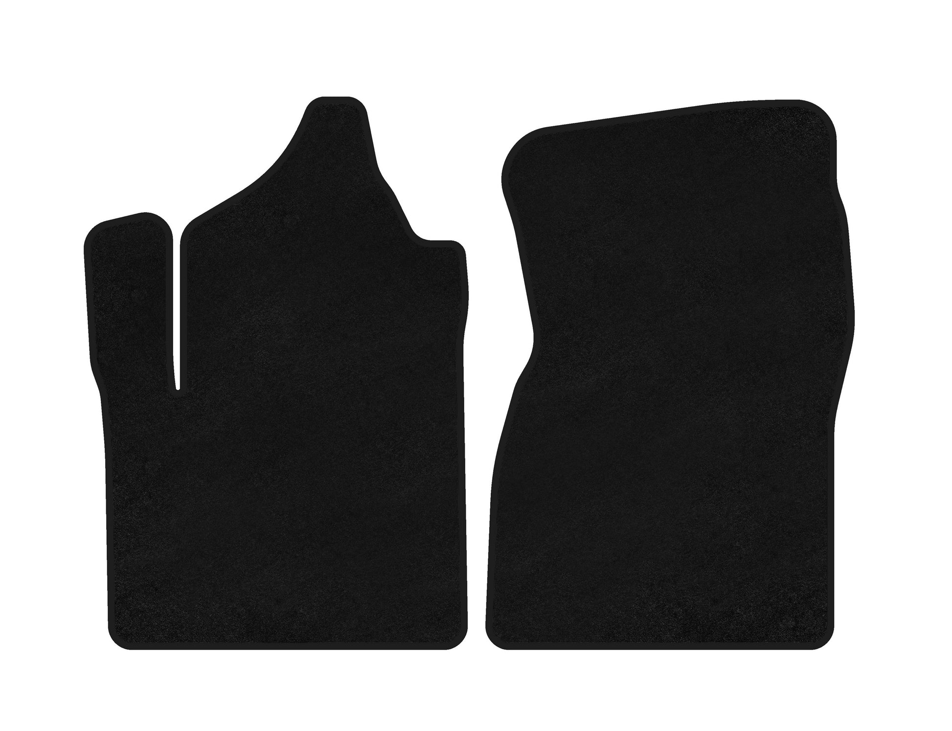 Textile Floor Mats Premium (Black) for GMC Sierra 2013-2019 - image 1