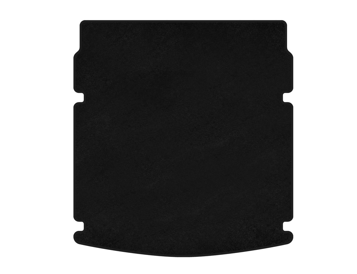 Trunk Mat Textile Premium V-1 (Cabriolet, Black) for Audi A5 2007-2015 - image 1