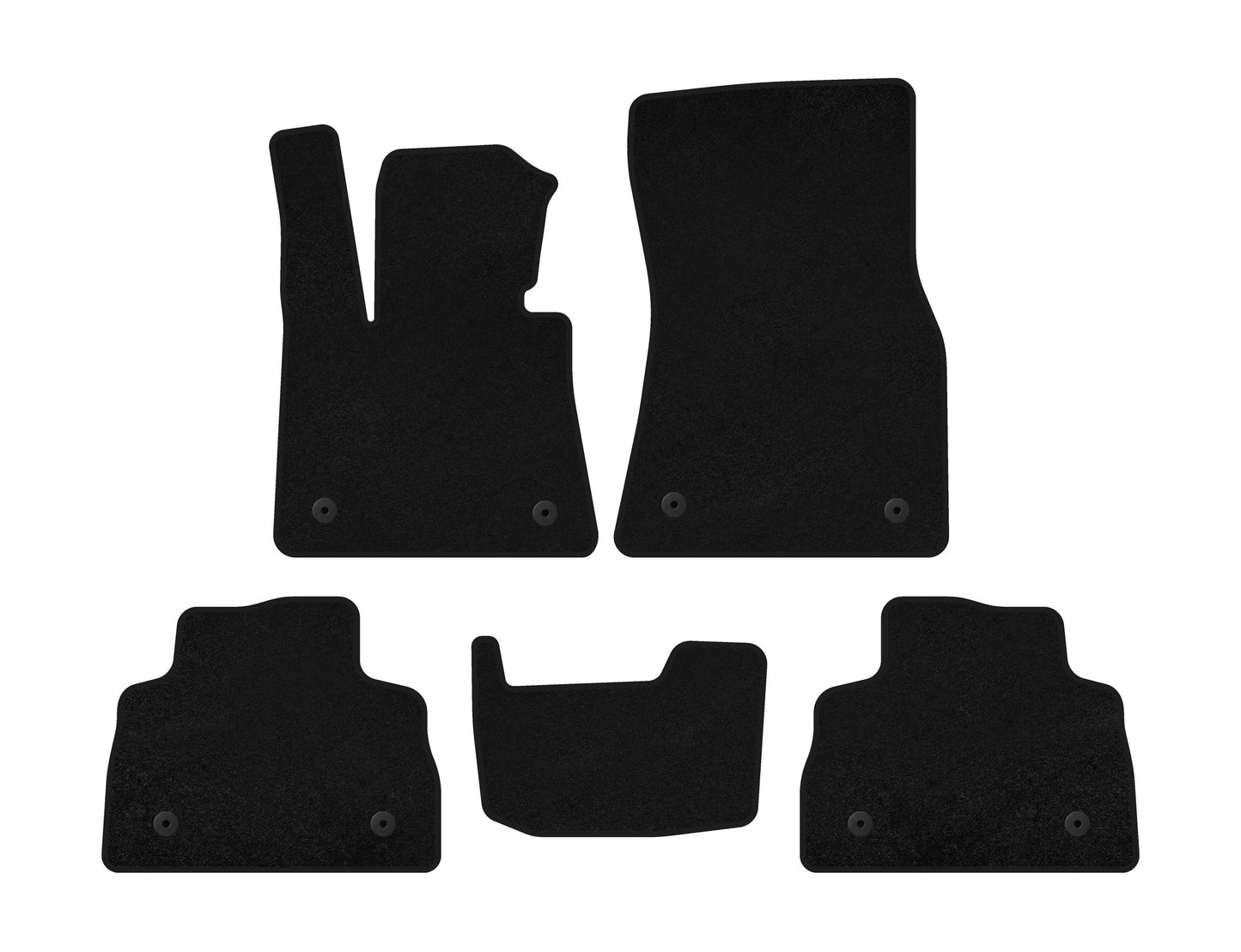 Textile Floor Mats Premium (Black) for BMW X6 G06 2019–2027 - image 2