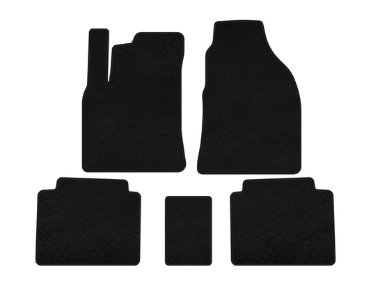 Premium textile rugs (Black) for Hyundai Matrix - image 1